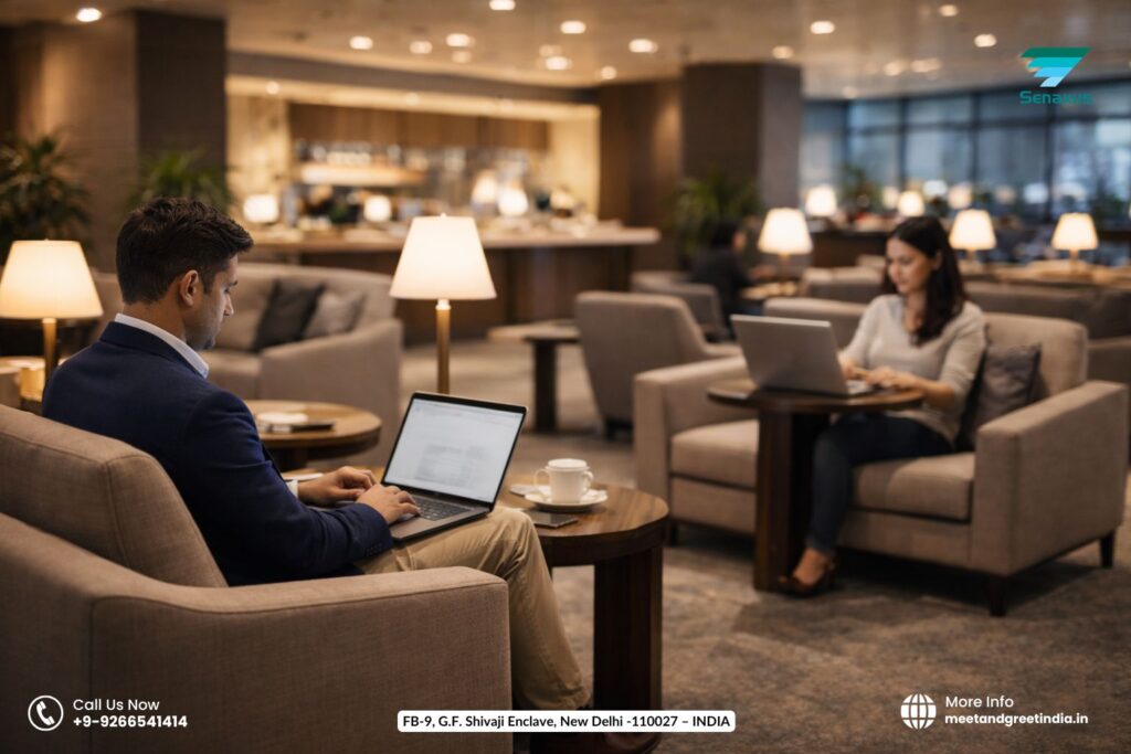 Airport Lounge Access & Comfort