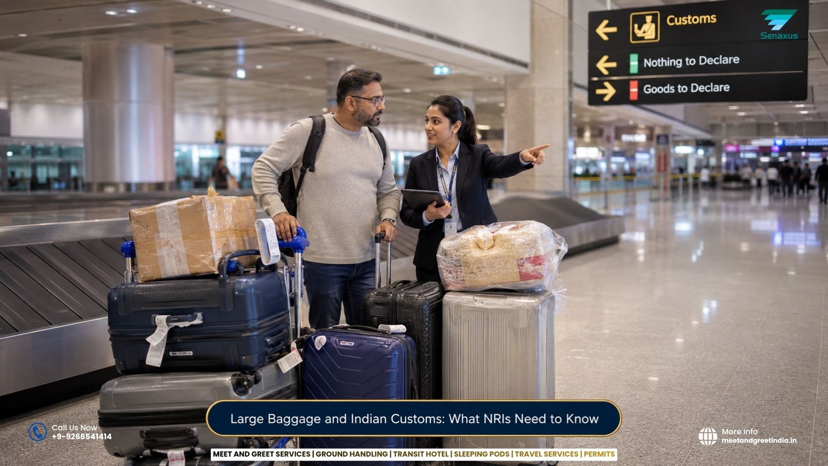 Large Baggage and Indian Customs