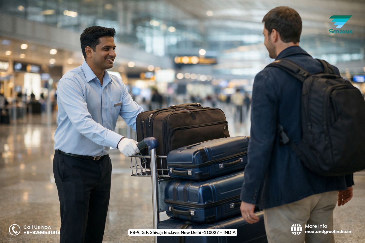 Porter & Luggage Help at Delhi Airport