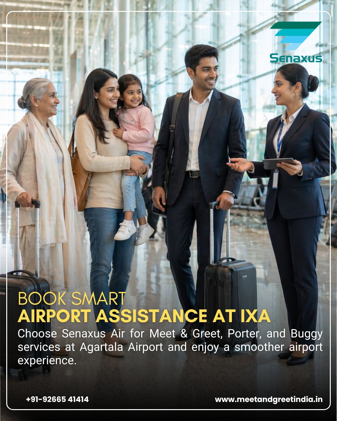 Book Smart Airport Assistance at IXA