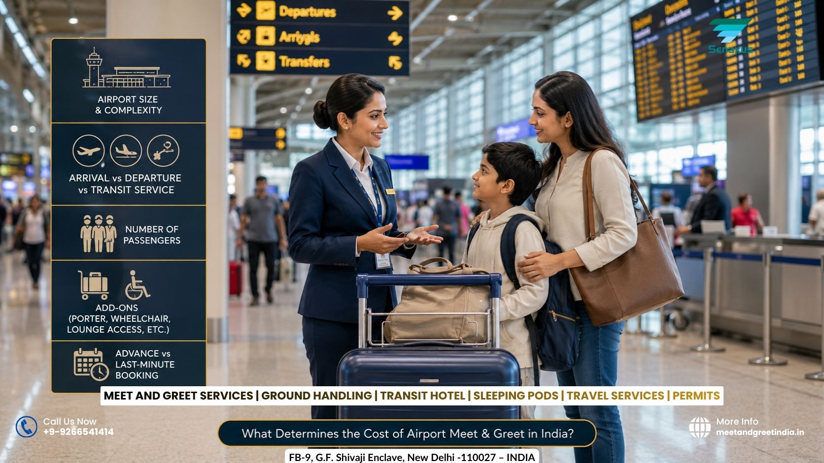 What Determines the Cost of Airport Meet & Greet in India