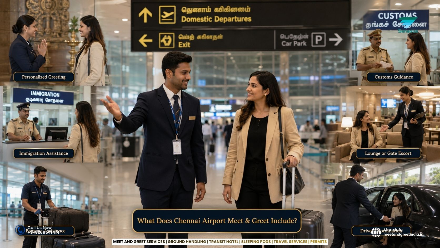 What Does Chennai Airport Meet & Greet Include