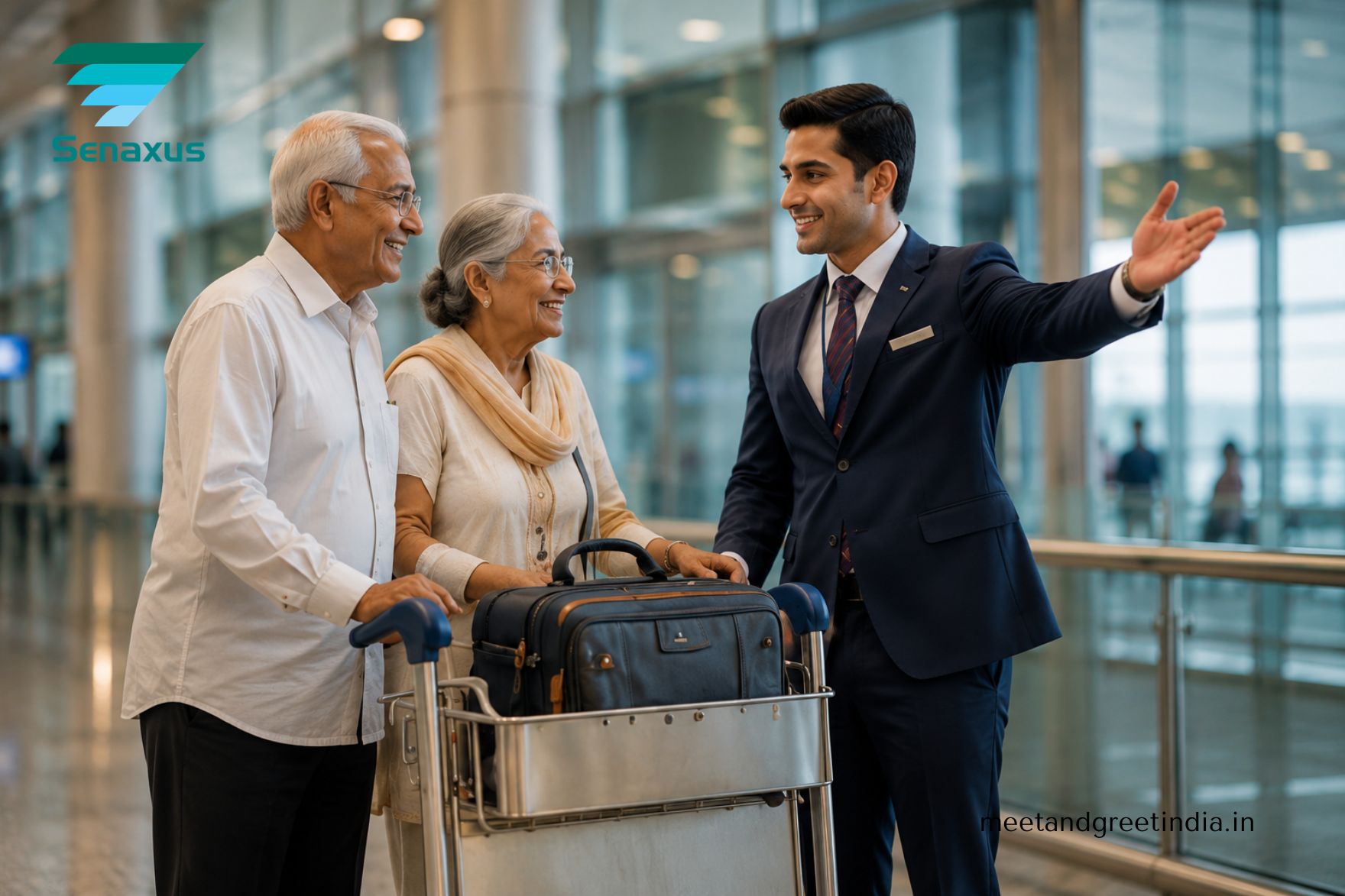 International Airport Assistance for Elderly Parents